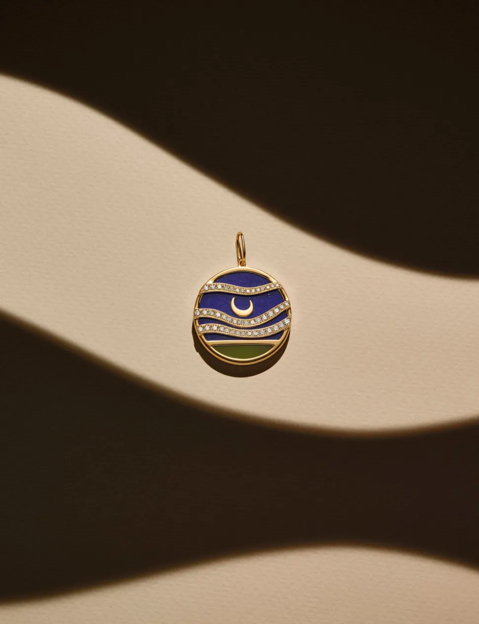 A Lua Lapis Pendant