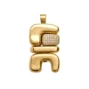Air 2 Totem Pendant with Diamonds