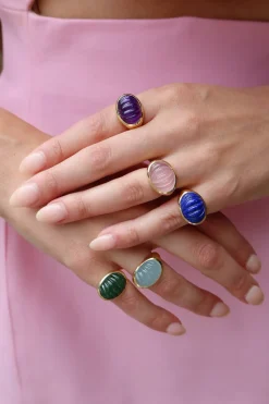 Amethyst Yam Ring