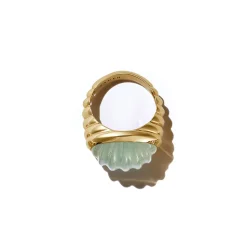 Aquamarine Yam Ring