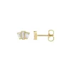 Baguette Diamond Studs
