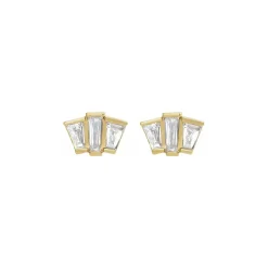 Baguette Diamond Studs