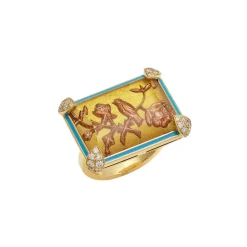 Being Golden Flower Ring