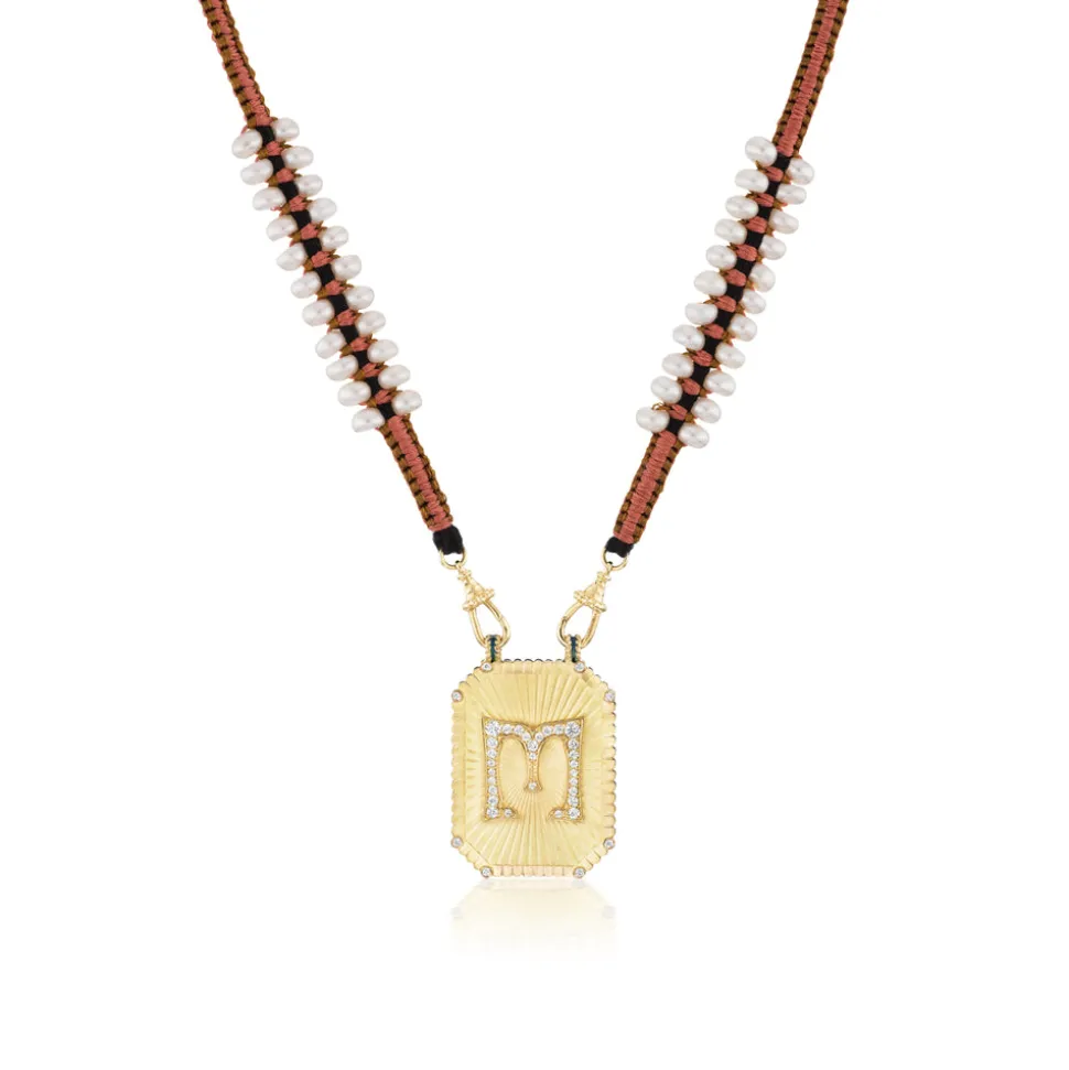 Big Letter "M" Scapular Pendant