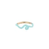 Blue Iris WOW Wave Ring