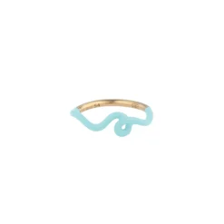 Blue Iris WOW Wave Ring