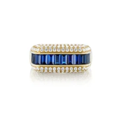 Blue Sapphire Empress Ring