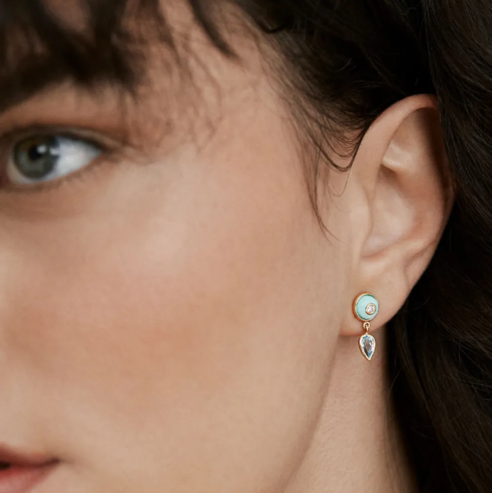 Blue Uirapuru Earrings