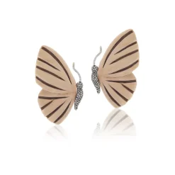 Botanical Natural Butterfly Earrings