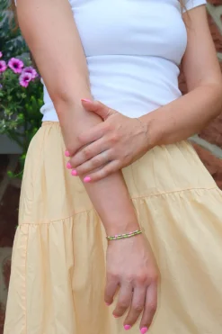 Bubblegum Pink Tubini Bracelet