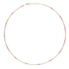 Bubblegum Pink Tubini Necklace