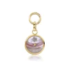 Carpe Diem Pink Mosaic Moon Pendant