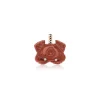 Carved Red Jasper Crab Pendant