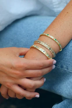 Chubby Talisman Diamond Pave Bangle