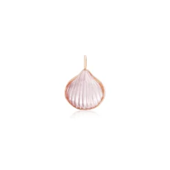 Classic Anadara Rose Quartz Shell Pendant