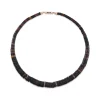 Classic Chocolate Shell & Coco Shark Fin Puka Necklace