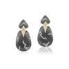 Crevice Diamond Earrings