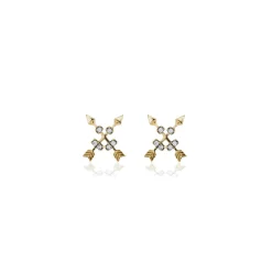 Crossed Arrow Studs