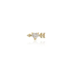 Cupid's Arrow Cartilage Stud