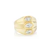 Deco Triple Marquis Diamond Ring