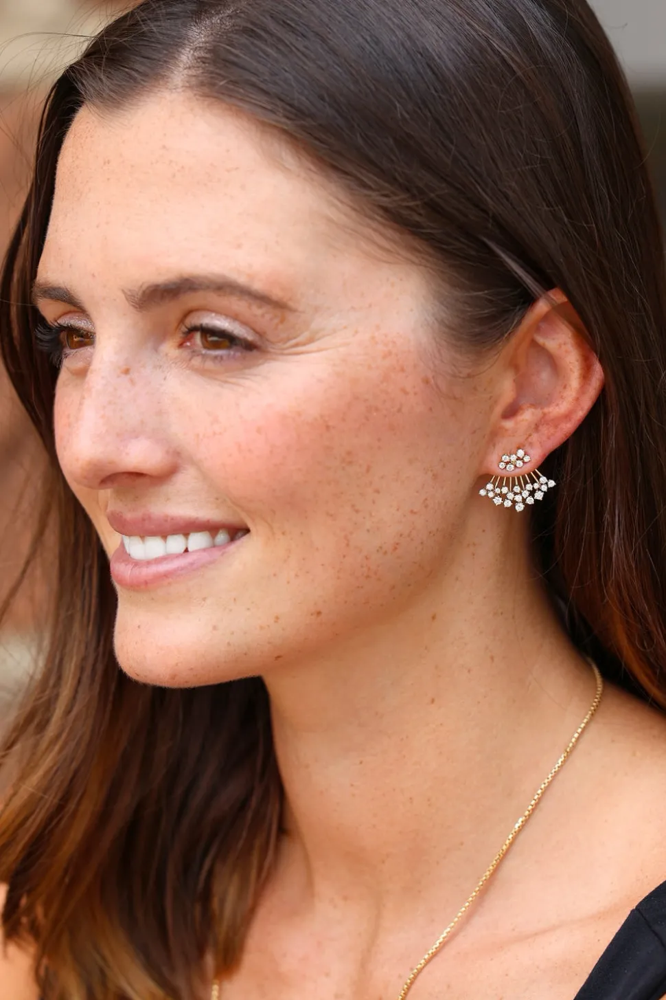 Diamond Acai Earrings with Jackets