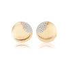 Diamond Button Earrings