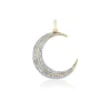 Diamond Crescent Moon Pendant