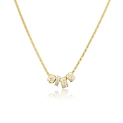 Diamond Heart Rondelle Bead