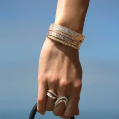 Diamond Two Wave Ring