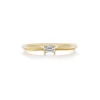 Emerald Cut Diamond Stacker Band