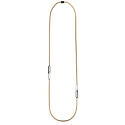 Feelings Necklace with Diamonds & Black Enamel