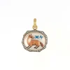 Fox with Butterflies Pendant