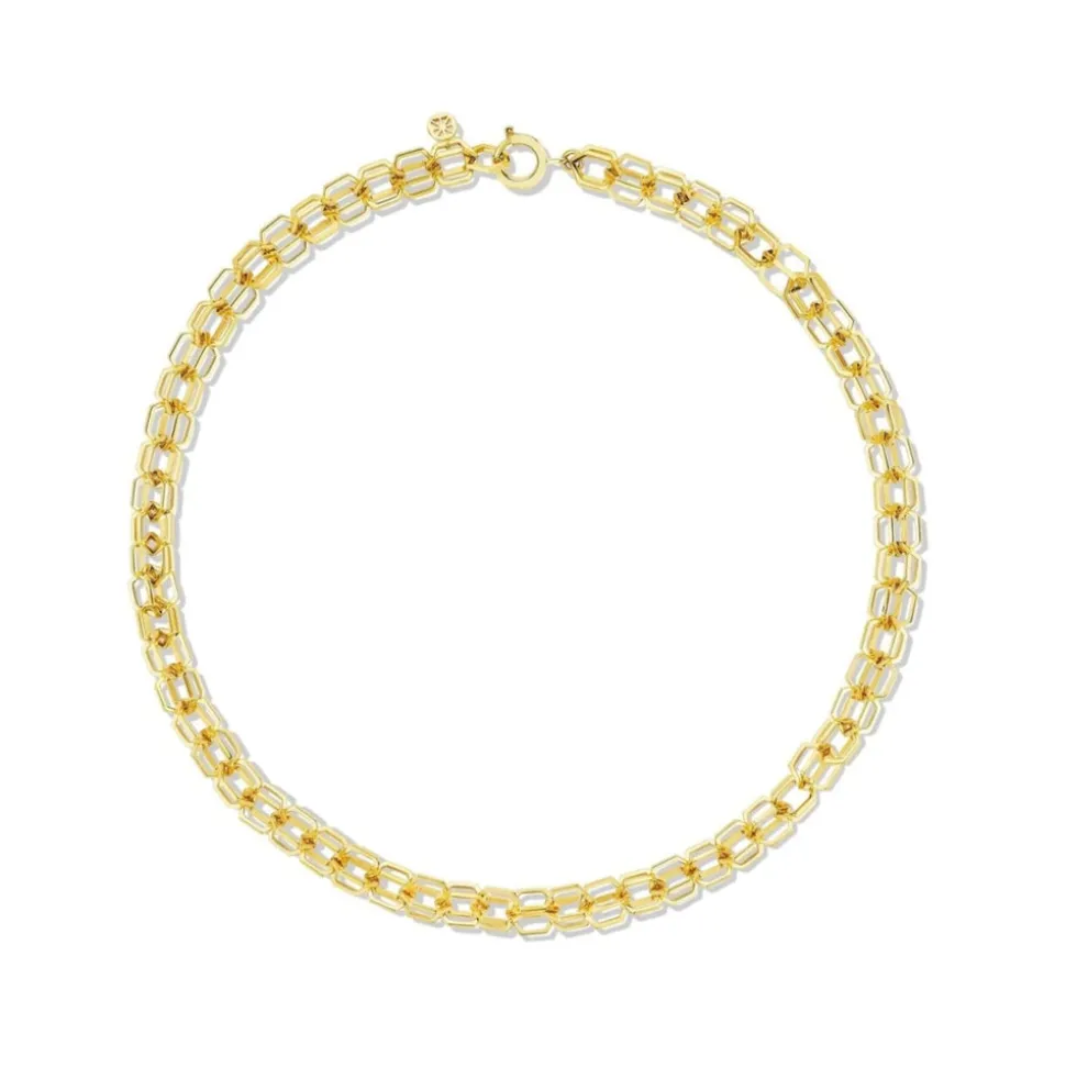Gold B Home 10mm Link Necklace