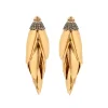 Gold Scarab Bunch Earring