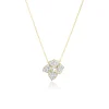 Hail Storm Fiore Pendant in White Rhodium