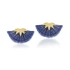 Horse Mane Fan Earrings