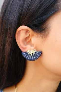 Horse Mane Fan Earrings