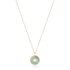 Jade Donut Pendant
