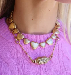 14K Heart Chain