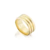 18K Triple Row Band