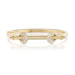 18K Yellow Gold Chakra Icon Bracelet
