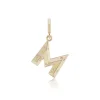Knife Edge Large "M" Charm