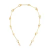 18KY Diamond Stick Chain
