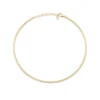 14KY 3mm Omega Necklace