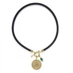 Large Divine Silk Toggle Choker