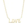 Large "LOVE" Nameplate Necklace