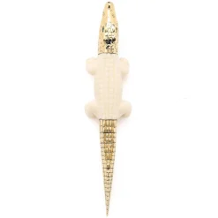 Large Mammoth Alligator Bite Earring