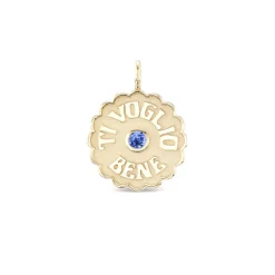 Large Tanzanite Ti Voglio Bene Charm