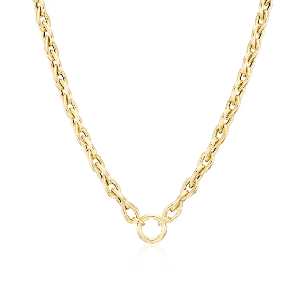 Large Teardrop Chain Necklace