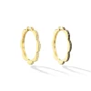 Large Triplet Hoop Earrings